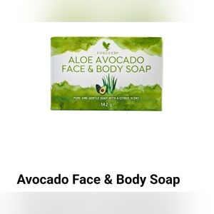Forever 21 Aloe Avocado Face & Body Soap - Green and White